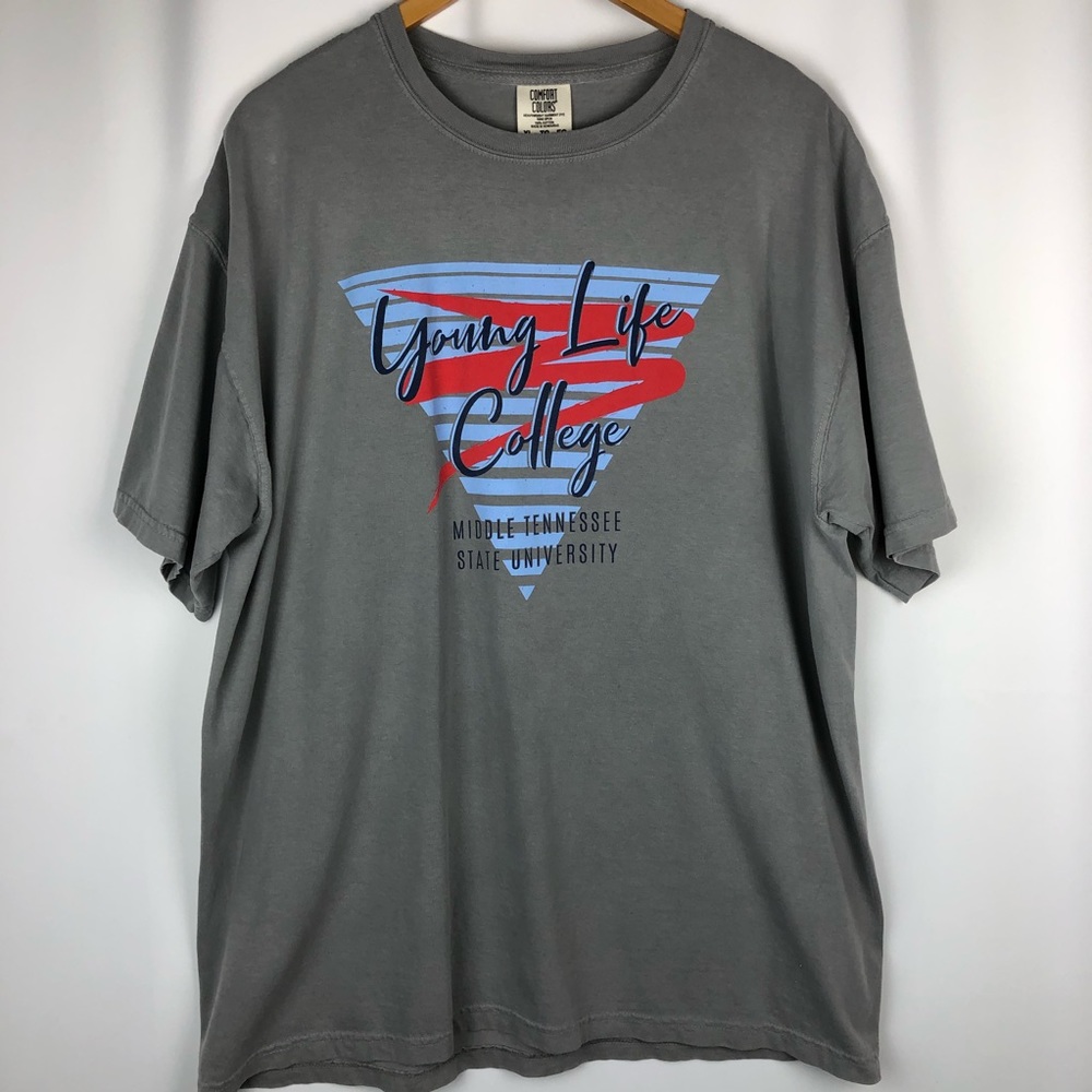 Comfort Colors Young Life College T-Shirt MTSU - Size XL